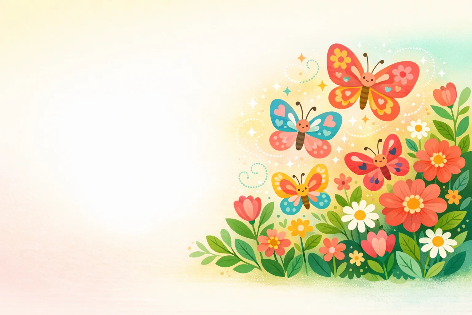 Colorful butterfly illustration