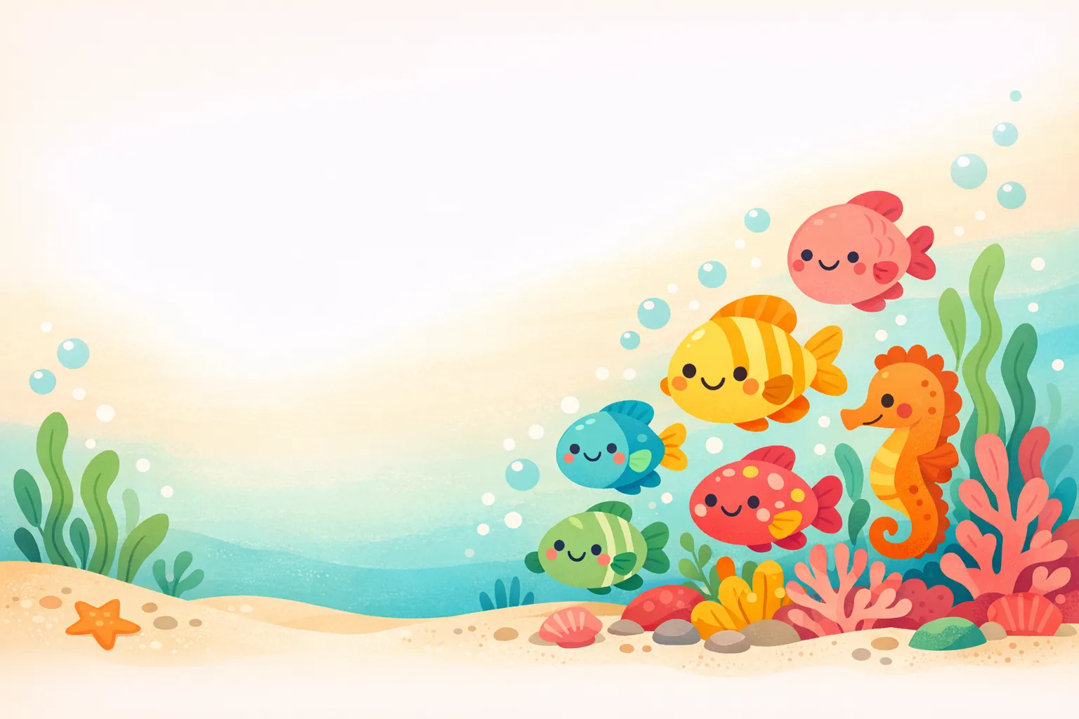 Colorful fish illustration