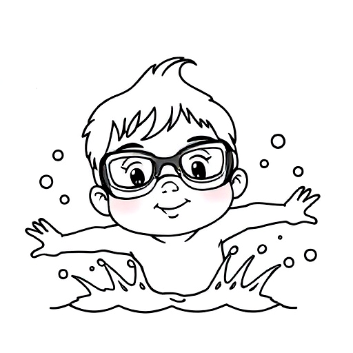 Swimming activity icon