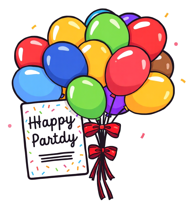 Party details entered into the free party planner