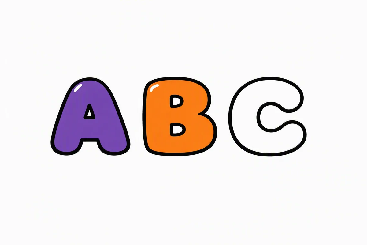 Printable Bubble Letters
